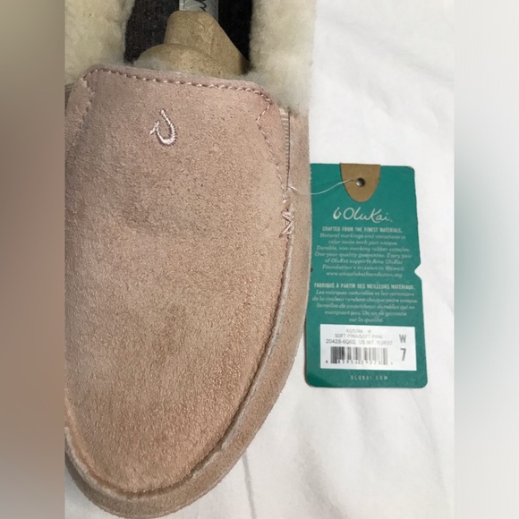 Olukai pastel pink with cream liner - Picture 4 of 6